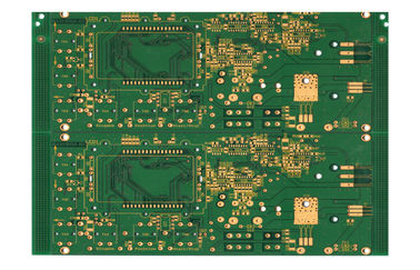 Быстрый PCB поворота HASL твердый, 2 слоя режет/плата с печатным монтажом V-счета