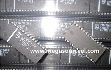 P87C749EBPN - Полупроводники NXP - 8-разрядная семья 2K/64 OTP/ROM микроконтроллера 80C51, 5 канал 8-разрядный A/D, PWM, низкий штырь c