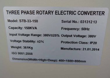 150 KVA регулятор напряжения тока 3 участков механически полноавтоматический для системы блока развертки CT/MRI
