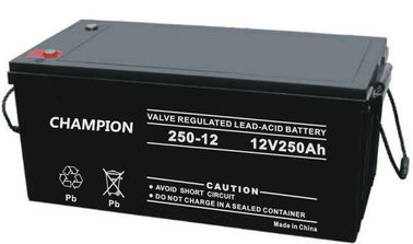 батарея 6FM250G 12v 250ah солнечная свинцовокислотная перезаряжаемые для с систем решетки солнечных
