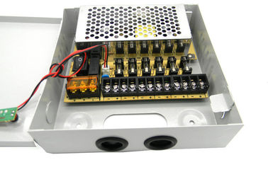 Электропитание камеры CCTV 9 каналов, коробка электропитания CCTV 12V 5Amps