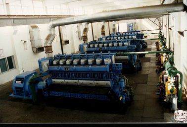 электрический тяжелый мазут электростанции Genset станции 60MW - сгоренный двигатель дизеля 3 участков