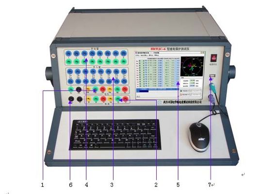 (6-phase напряжения тока, участка 6 течения) тестер реле компьютера